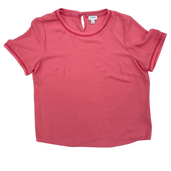 J. Crew Ladder Trim Top Coral Size Small - Picture 7 of 13